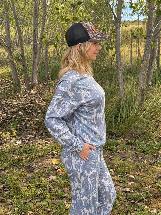 Heritage Woodlands-Camo Sweater &amp; Pants Set