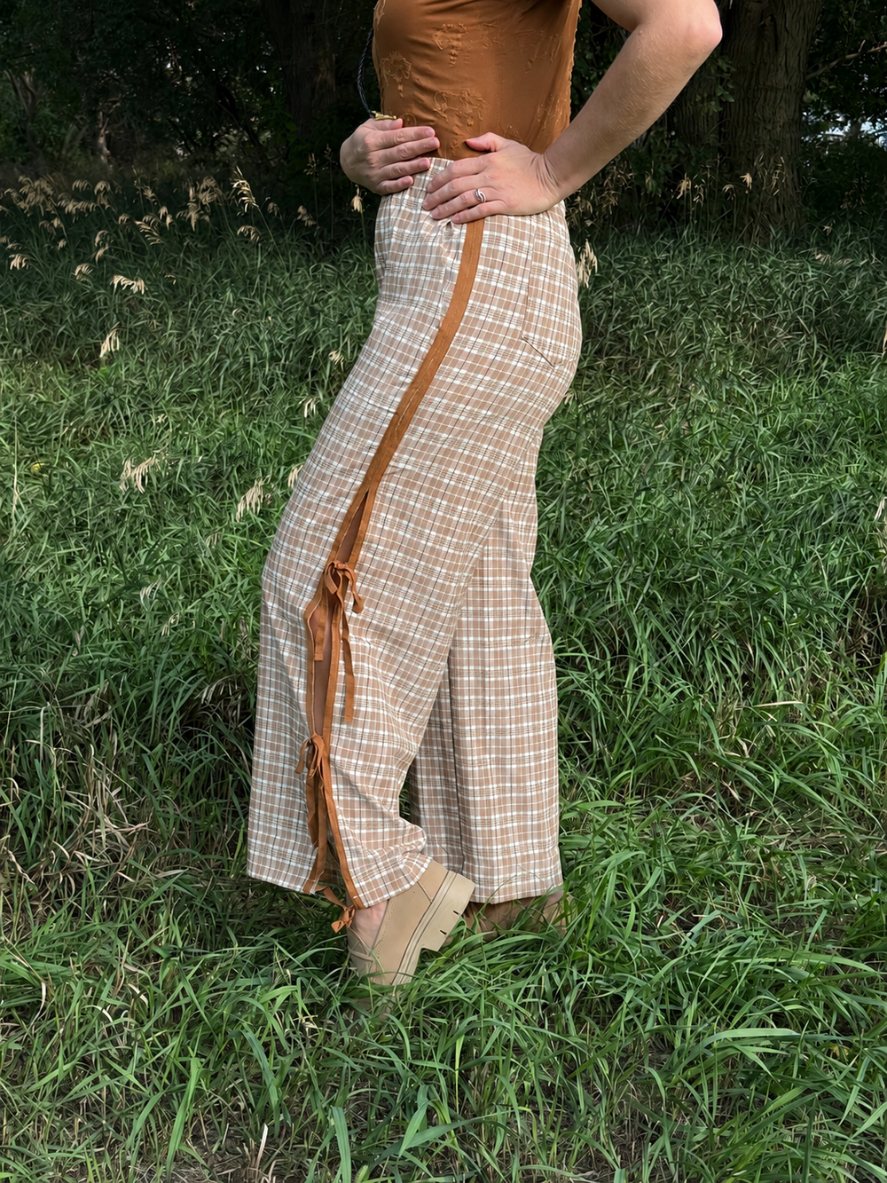 High Plains Plaid & Bowties Pants