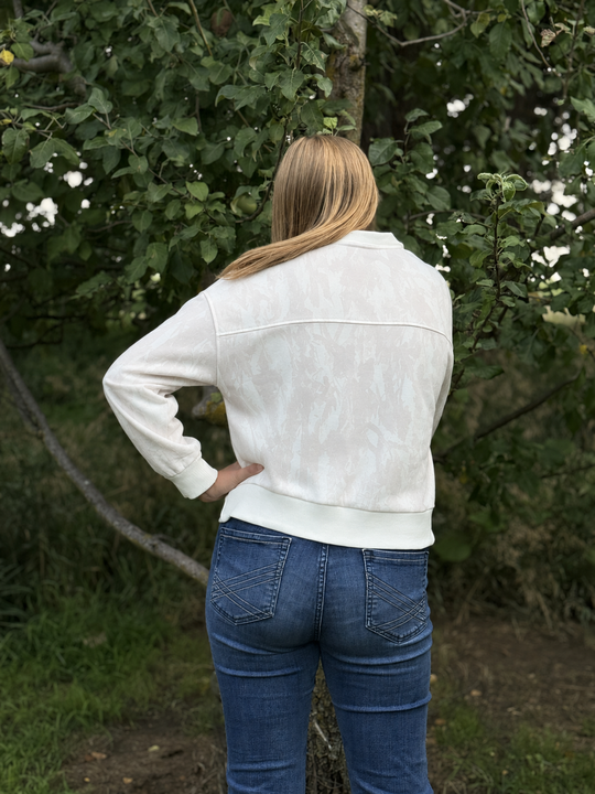 Badlands Fog Camo Quarter-Zip Pullover