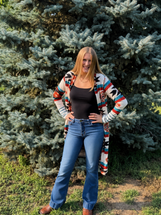 Sedona Sunrise Duster Cardigan