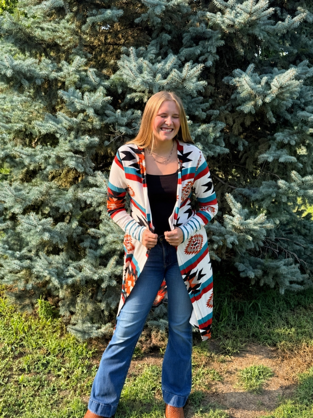 Sedona Sunrise Duster Cardigan