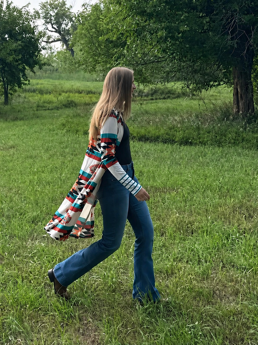 Sedona Sunrise Duster Cardigan