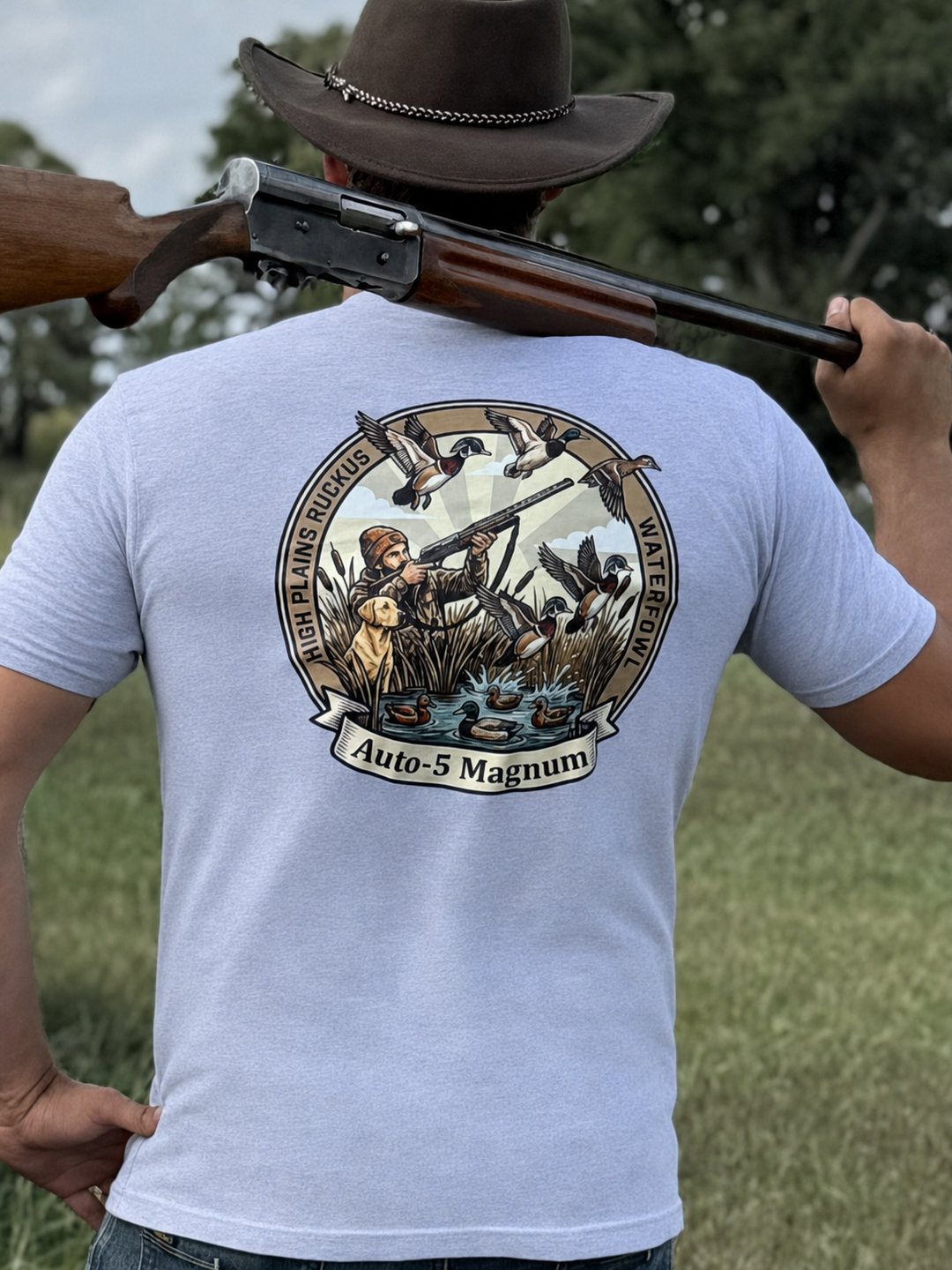 High Plains Ruckus Waterfowl Tee | Auto-5 Mag Edition