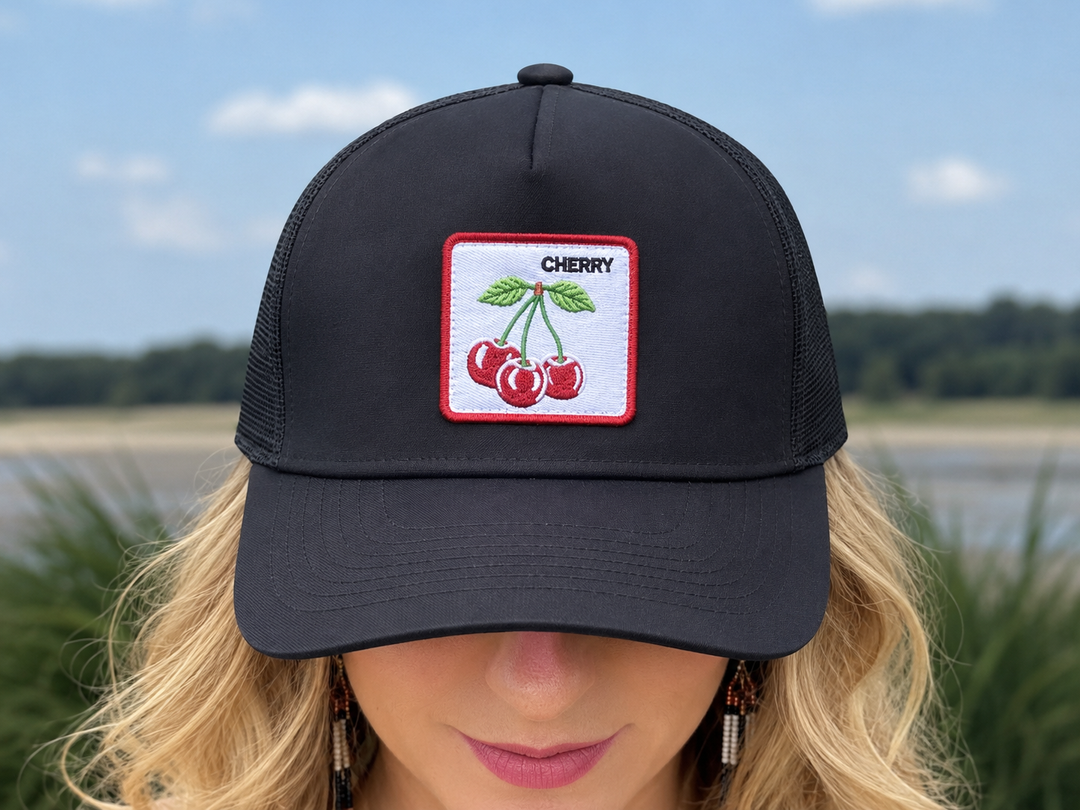 Red Cherries - Womens Trucker Cap