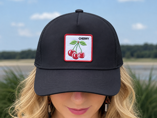 Red Cherries - Womens Trucker Cap
