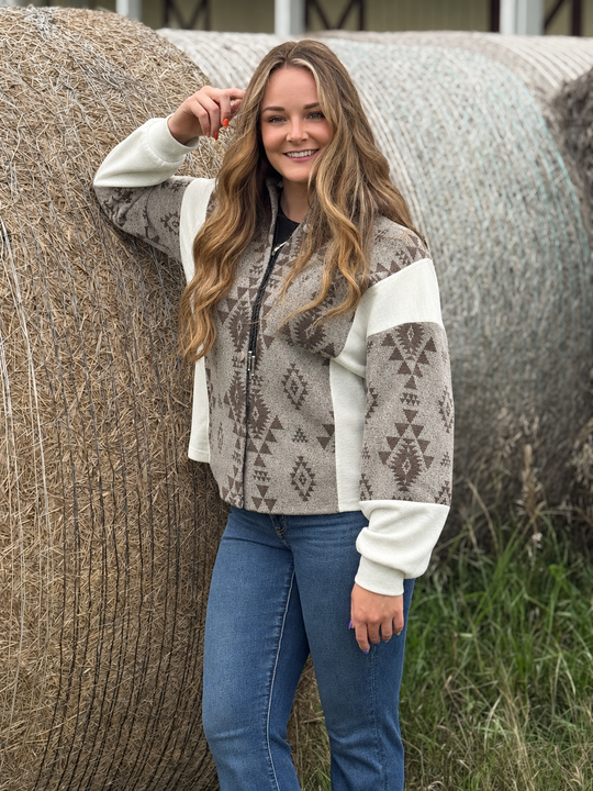 Diamondback Hooded Shacket
