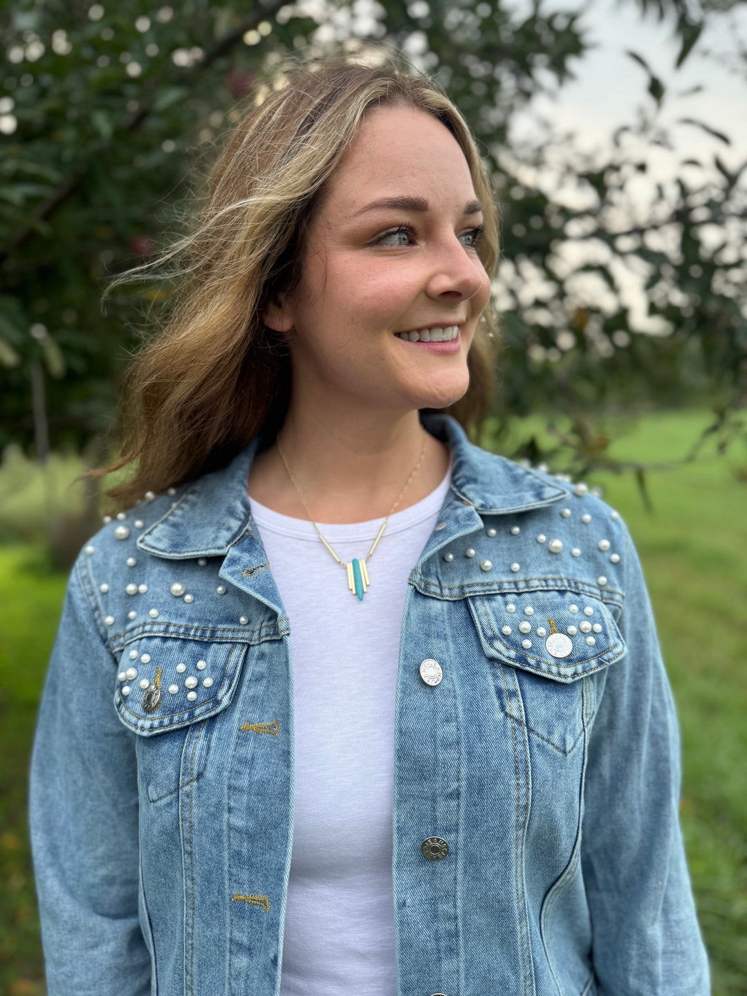 Turquoise Crystal Necklace
