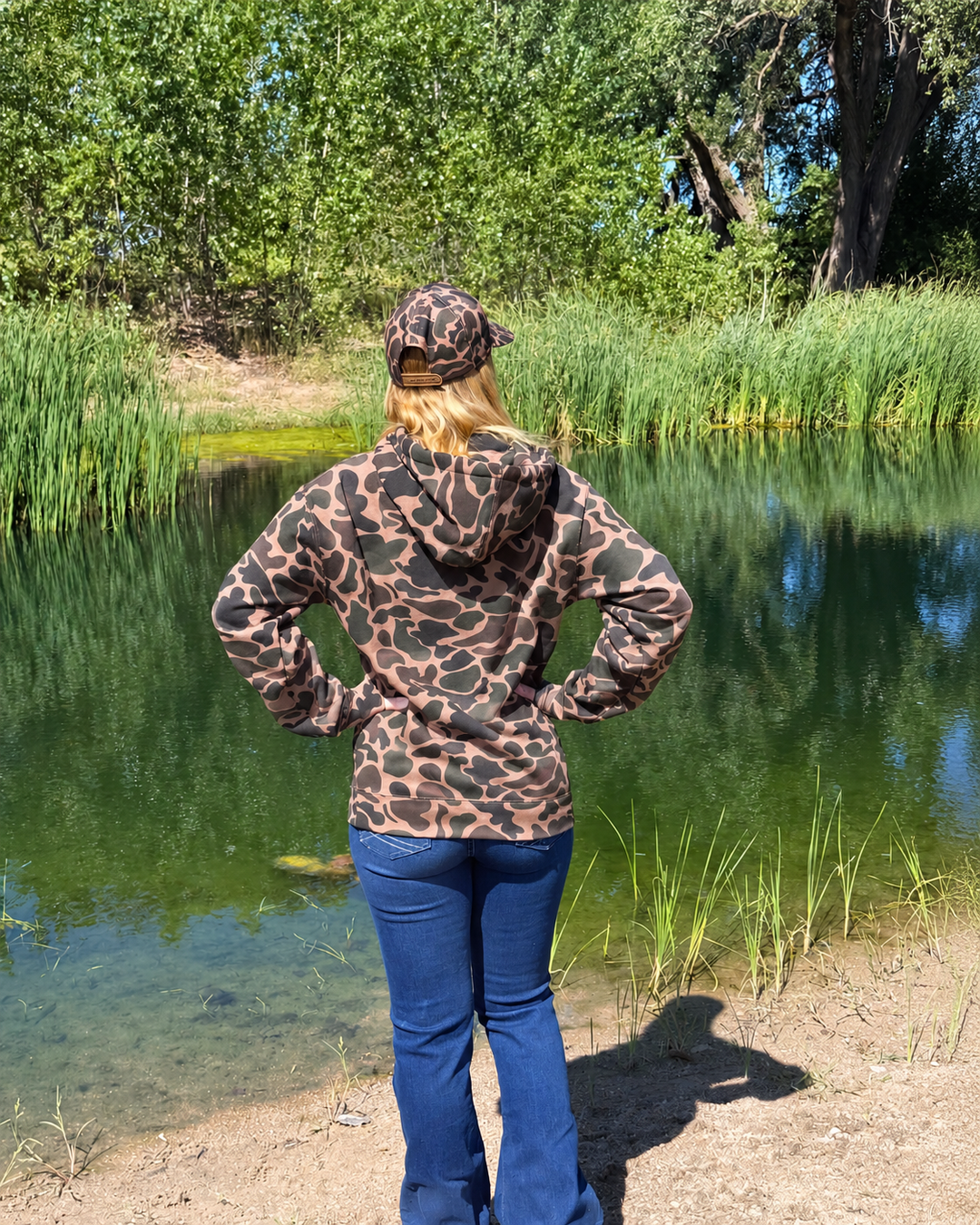 High Plains Ruckus Waterfowl Duck Hunter Camo Hoodie
