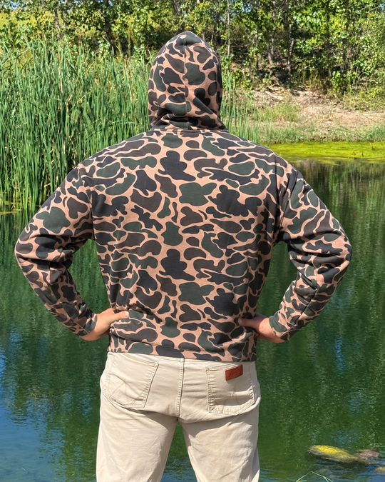 High Plains Ruckus Waterfowl Duck Hunter Camo Hoodie