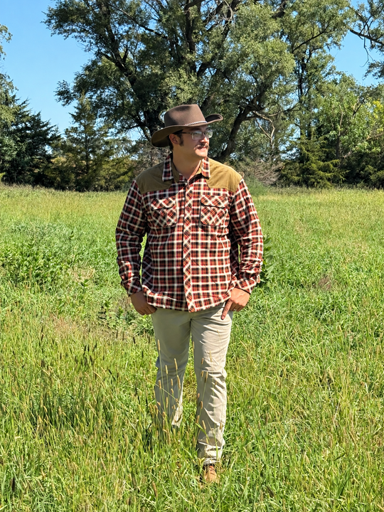 The Heartland Squire Plaid Sherpa Light Fall Jacket