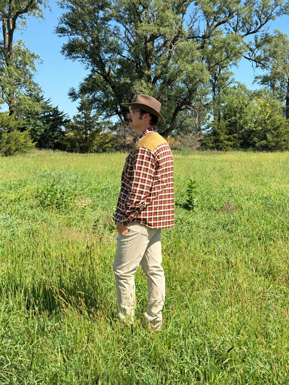 The Heartland Squire Plaid Sherpa Light Fall Jacket