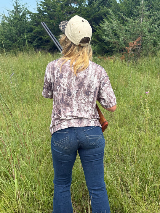 High Plains Washed Camo Tee