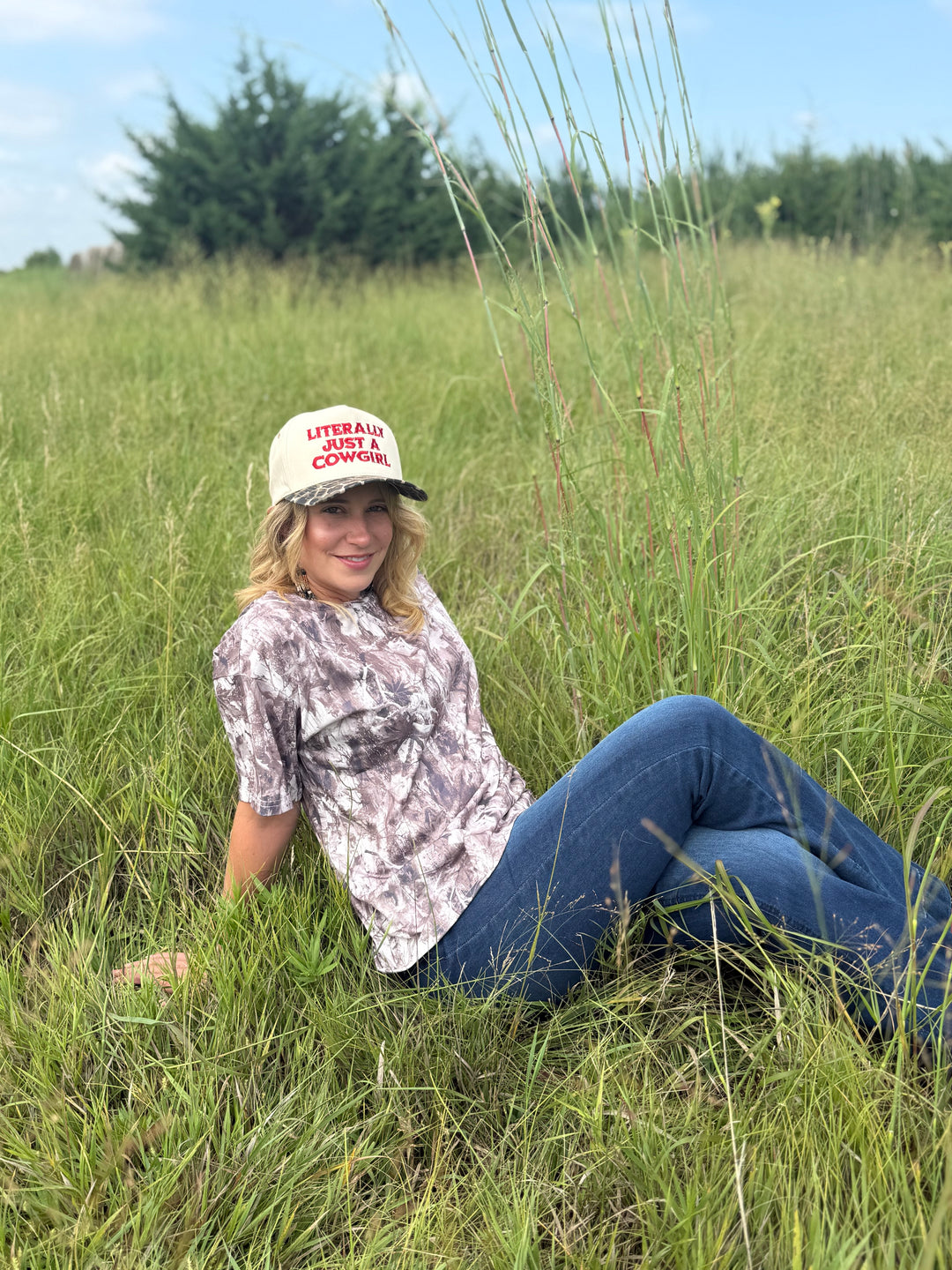 High Plains Washed Camo Tee