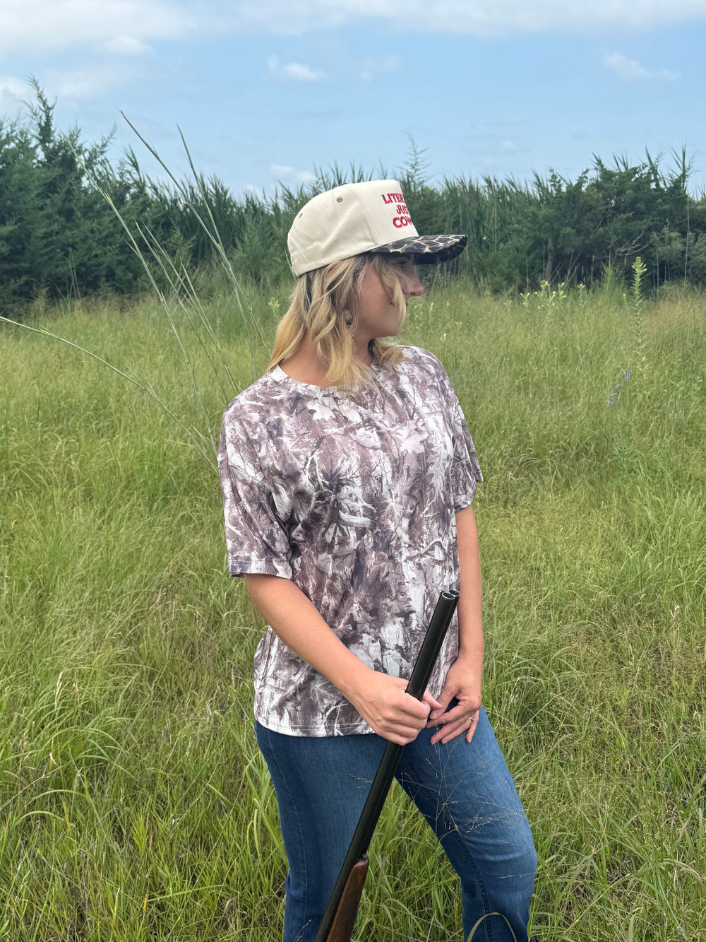 High Plains Washed Camo Tee