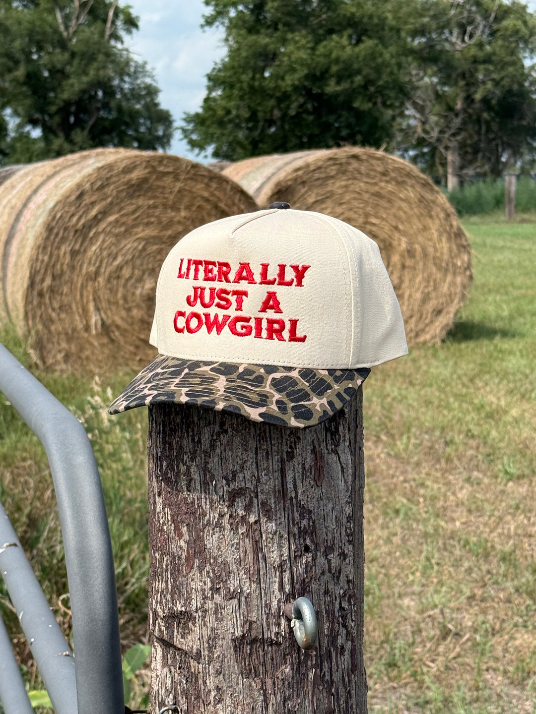 Litterally Just A Cowgirl Ball Cap