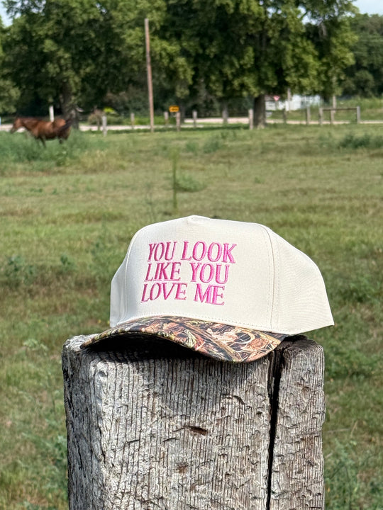 You Look Like You Love Me Ball Cap - Woodland Camo
