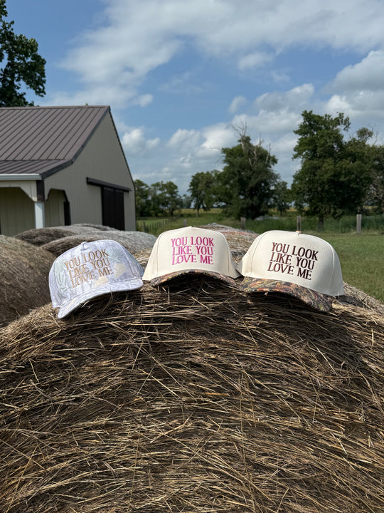 You Look Like You Love Me Ball Cap - Woodland Camo