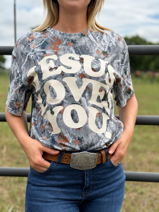 Faith &amp; Foliage Woodland Camo Tee