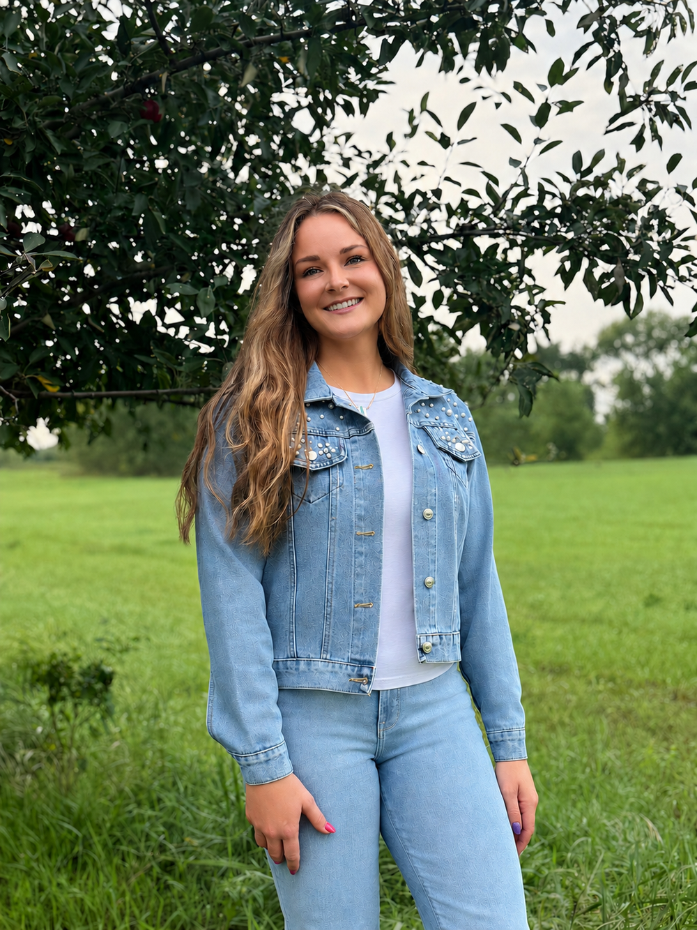Rodeo-Pearl Denim Jacket