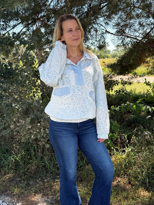 Big Sky Quilted Pullover