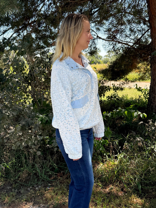 Big Sky Quilted Pullover